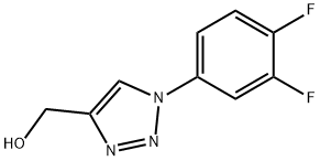 1H-1,2,3-Triazole-4-methanol, 1-(3,4-difluorophenyl)-,1096130-63-0,结构式