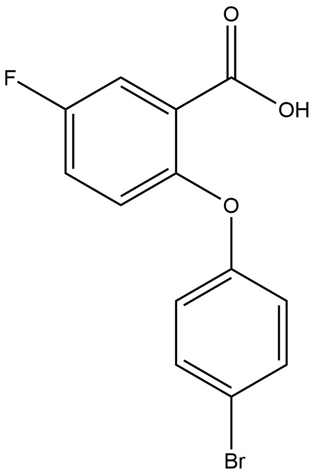 1096862-79-1 2-(4-Bromophenoxy)-5-fluorobenzoic acid