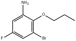 3-Bromo-5-fluoro-2-propoxyaniline,1096901-61-9,结构式