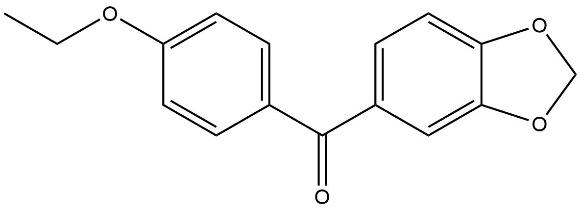 1,3-Benzodioxol-5-yl(4-ethoxyphenyl)methanone Structure