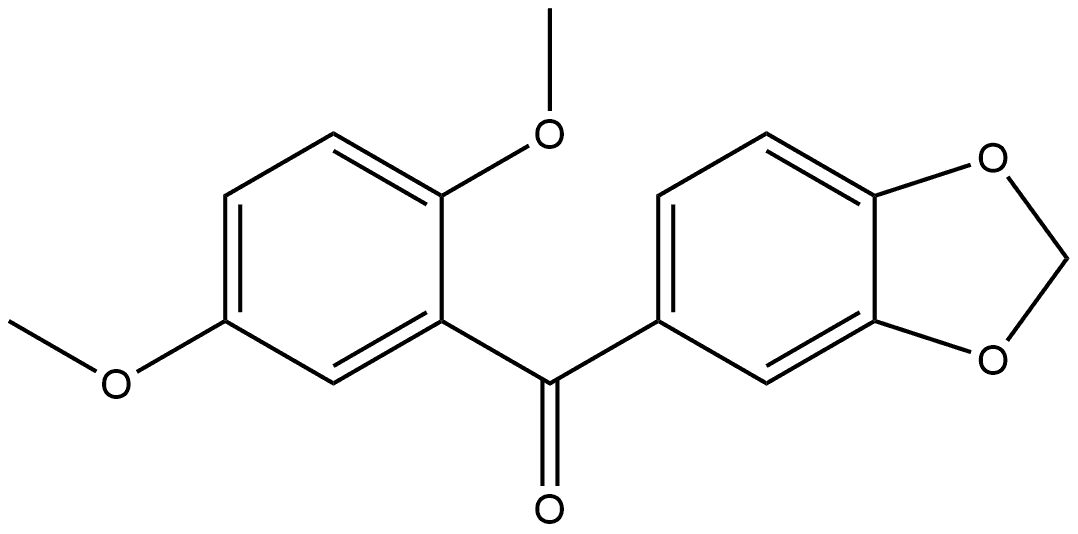 1,3-Benzodioxol-5-yl(2,5-dimethoxyphenyl)methanone Structure