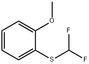 Difluoromethyl 2-methoxyphenyl sulphide Struktur