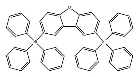 2,8-双(三苯基甲硅烷基)二苯并呋喃,1097244-98-8,结构式