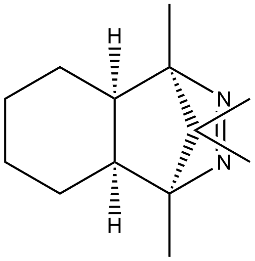 1,4-Methanophthalazine, 1,4,4a,5,6,7,8,8a-octahydro-1,4,9,9-tetramethyl-, (1α,4α,4aα,8aα)- (9CI),109746-14-7,结构式