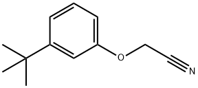 (3-tert-Butyl-phenoxy)-acetonitrile Structure