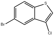 Benzo[b]thiophene, 5-bromo-3-chloro- Struktur