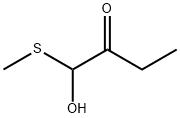 2-Butanone, 1-hydroxy-1-(methylthio)- 化学構造式