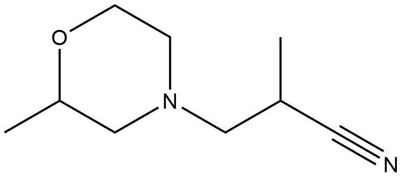 4-Morpholinepropanenitrile,α,2-dimethyl-,1099681-72-7,结构式
