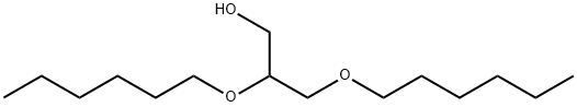 1-Propanol, 2,3-bis(hexyloxy)- Structure