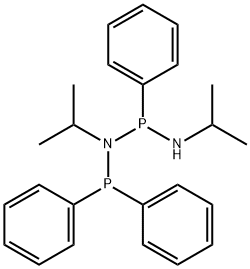 N-(二苯基膦)-N,N′-双(1-甲基乙基)-P-苯基膦二胺, 1100362-71-7, 结构式