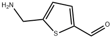 2-Thiophenecarboxaldehyde, 5-(aminomethyl)- 化学構造式