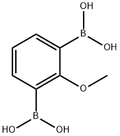 Boronic acid, B,B'-(2-methoxy-1,3-phenylene)bis- Structure