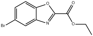 2-Benzoxazolecarboxylic acid, 5-bromo-, ethyl ester Structure