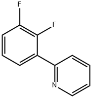 Pyridine, 2-(2,3-difluorophenyl)- 化学構造式