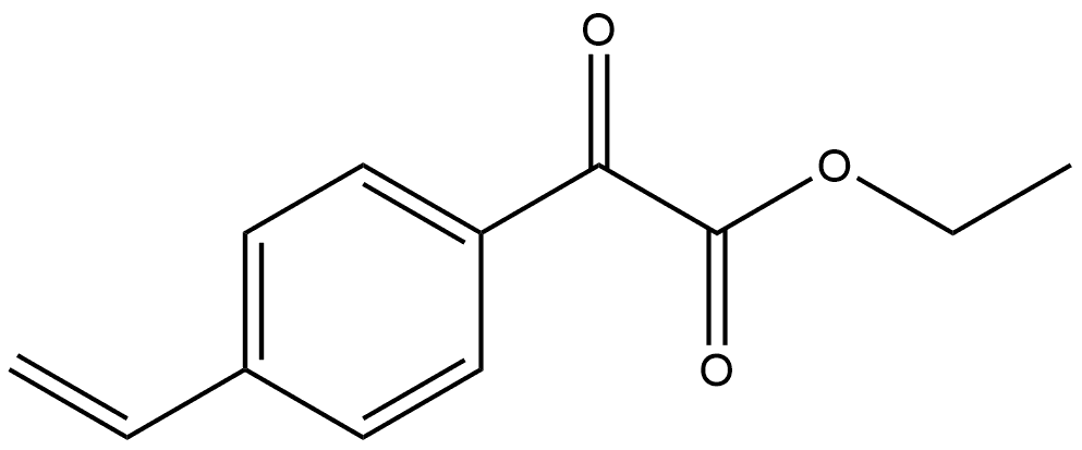 Benzeneacetic acid, 4-ethenyl-α-oxo-, ethyl ester|