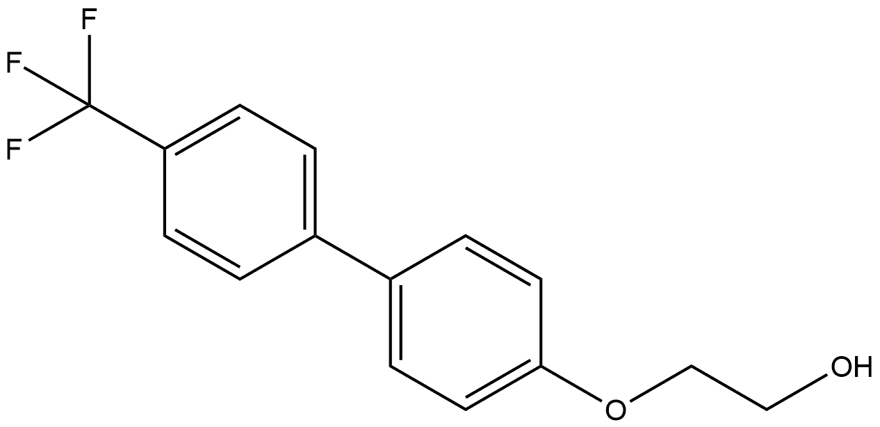 2-[[4'-(Trifluoromethyl)[1,1'-biphenyl]-4-yl]oxy]ethanol Structure