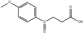 Propanoic acid, 3-[(4-methoxyphenyl)sulfinyl]-