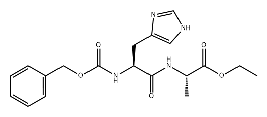 L-Alanine, N-[N-[(phenylmethoxy)carbonyl]-L-histidyl]-, ethyl ester (9CI)
