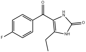 2H-Imidazol-2-one, 4-ethyl-5-(4-fluorobenzoyl)-1,3-dihydro- Structure