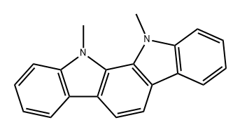 Indolo[2,3-a]carbazole, 11,12-dihydro-11,12-dimethyl-,110441-61-7,结构式