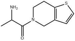 1-Propanone, 2-amino-1-(6,7-dihydrothieno[3,2-c]pyridin-5(4H)-yl)- Structure