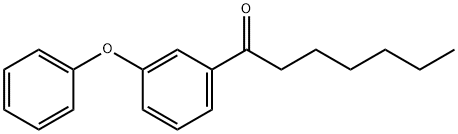 1-Heptanone, 1-(3-phenoxyphenyl)- Structure