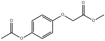 Acetic acid, 2-[4-(acetyloxy)phenoxy]-, methyl ester