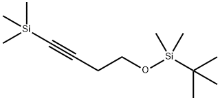 Silane, [4-[[(1,1-dimethylethyl)dimethylsilyl]oxy]-1-butyn-1-yl]trimethyl-,110519-15-8,结构式