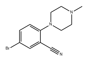 Benzonitrile, 5-bromo-2-(4-methyl-1-piperazinyl)-|