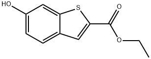 6-羟基苯并噻吩-2-羧酸乙酯 结构式