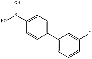 Boronic acid, B-(3'-fluoro[1,1'-biphenyl]-4-yl)-,1107603-40-6,结构式