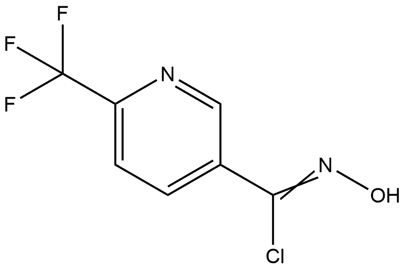 N-Hydroxy-6-(trifluoromethyl)pyridine-3-carbimidoyl Chloride Structure