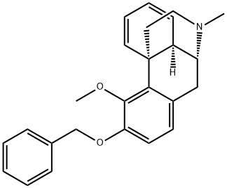 Morphinan, 5,6,7,8-tetradehydro-4-methoxy-17-methyl-3-(phenylmethoxy)- (9CI) Struktur