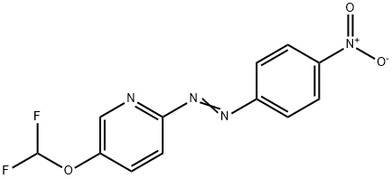 Pyridine, 5-(difluoromethoxy)-2-[2-(4-nitrophenyl)diazenyl]-
