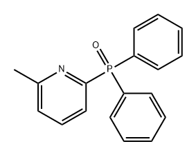 Pyridine, 2-(diphenylphosphinyl)-6-methyl- Struktur