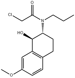 Acetamide, 2-chloro-N-propyl-N-(1,2,3,4-tetrahydro-1-hydroxy-7-methoxy-2-naphthalenyl)-, (1R-trans)- (9CI),110936-07-7,结构式
