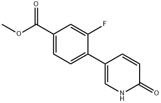 5-(2-Fluoro-4-methoxycarbonylphenyl)-2-hydroxypyridine|