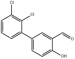 4-(2,3-Dichlorophenyl)-2-formylphenol,1111129-06-6,结构式