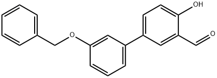 4-(3-Benzyloxyphenyl)-2-formylphenol Structure