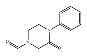 1-Piperazinecarboxaldehyde, 3-oxo-4-phenyl- Structure