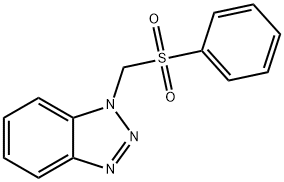 1-[(Benzenesulfonyl)methyl]-1H-1,2,3-benzotriazole 结构式