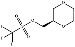 (R)-(1,4-二氧嘧啶-2-基)三氟甲磺酸甲酯 结构式