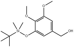 Benzenemethanol, 3-[[(1,1-dimethylethyl)dimethylsilyl]oxy]-4,5-dimethoxy-,111394-55-9,结构式