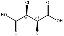 2,3-dichlorobutanedioic acid, (±) Structure