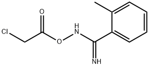 Acetic acid, 2-chloro-, [imino(2-methylphenyl)methyl]azanyl ester|