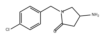 2-Pyrrolidinone, 4-amino-1-[(4-chlorophenyl)methyl]- 结构式