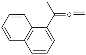 Naphthalene, 1-(1-methyl-1,2-propadien-1-yl)- Struktur