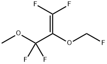 1-Propene, 1,1,3,3-tetrafluoro-2-(fluoromethoxy)-3-methoxy- Structure