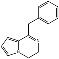 Pyrrolo[1,2-a]pyrazine, 3,4-dihydro-1-(phenylmethyl)- Structure