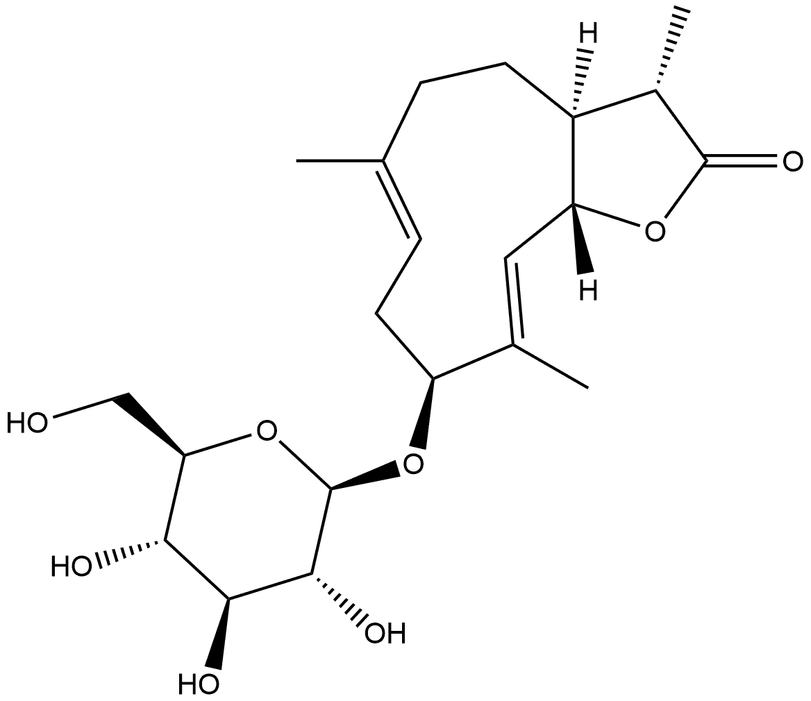 苦苣菜苷A, 111618-82-7, 结构式